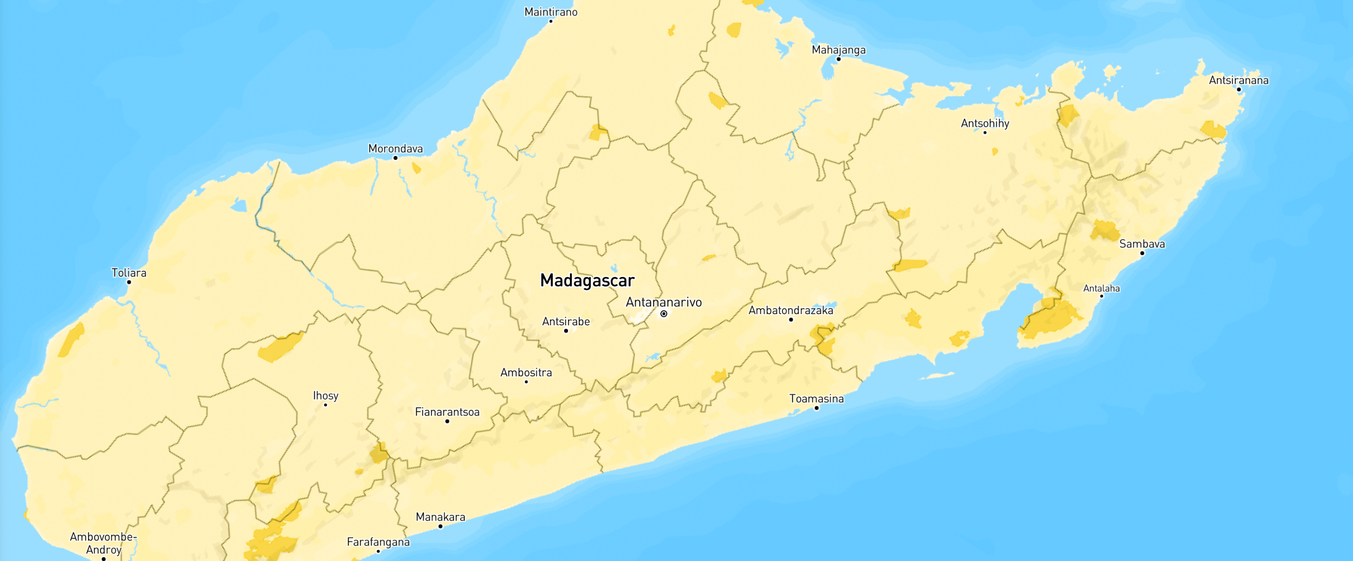 Map point of the beautiful place