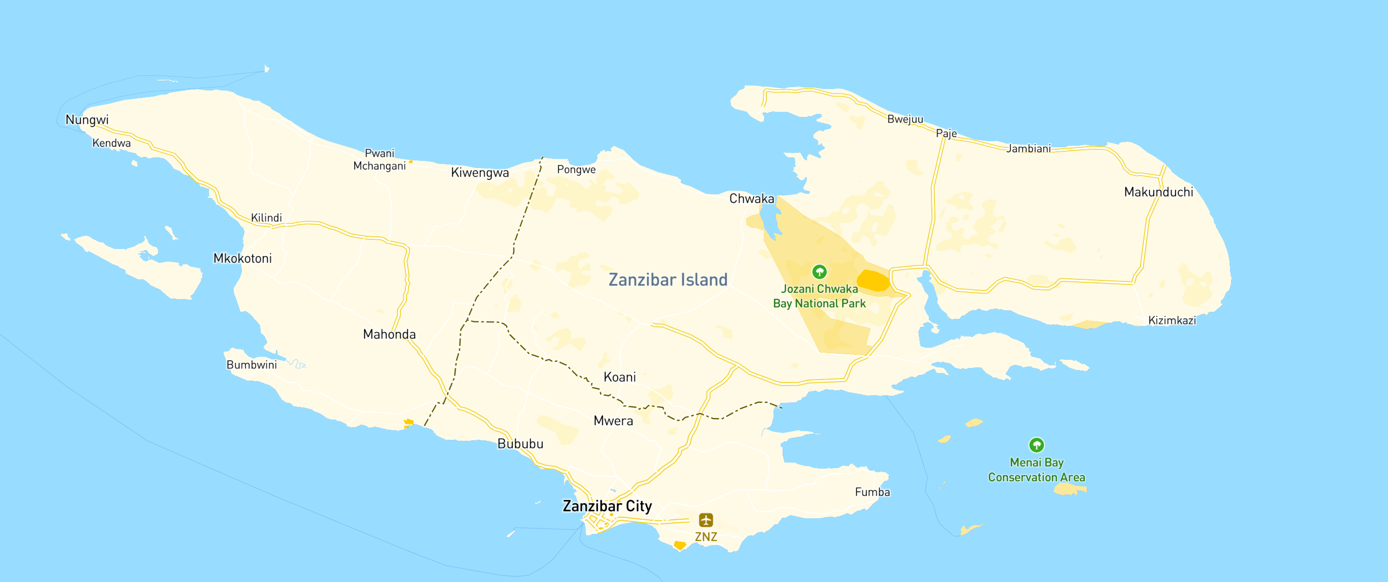 Map point of the beautiful place